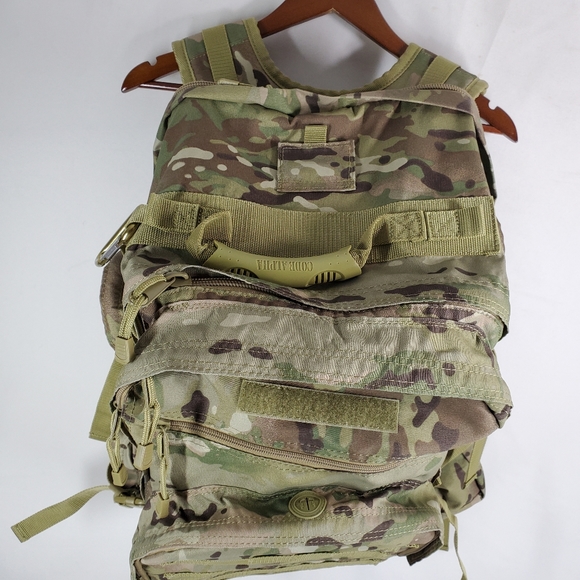 Large Code Alpha Militia Expandable Backpack Military Style Camouflage Hiking Ca - Picture 5 of 16